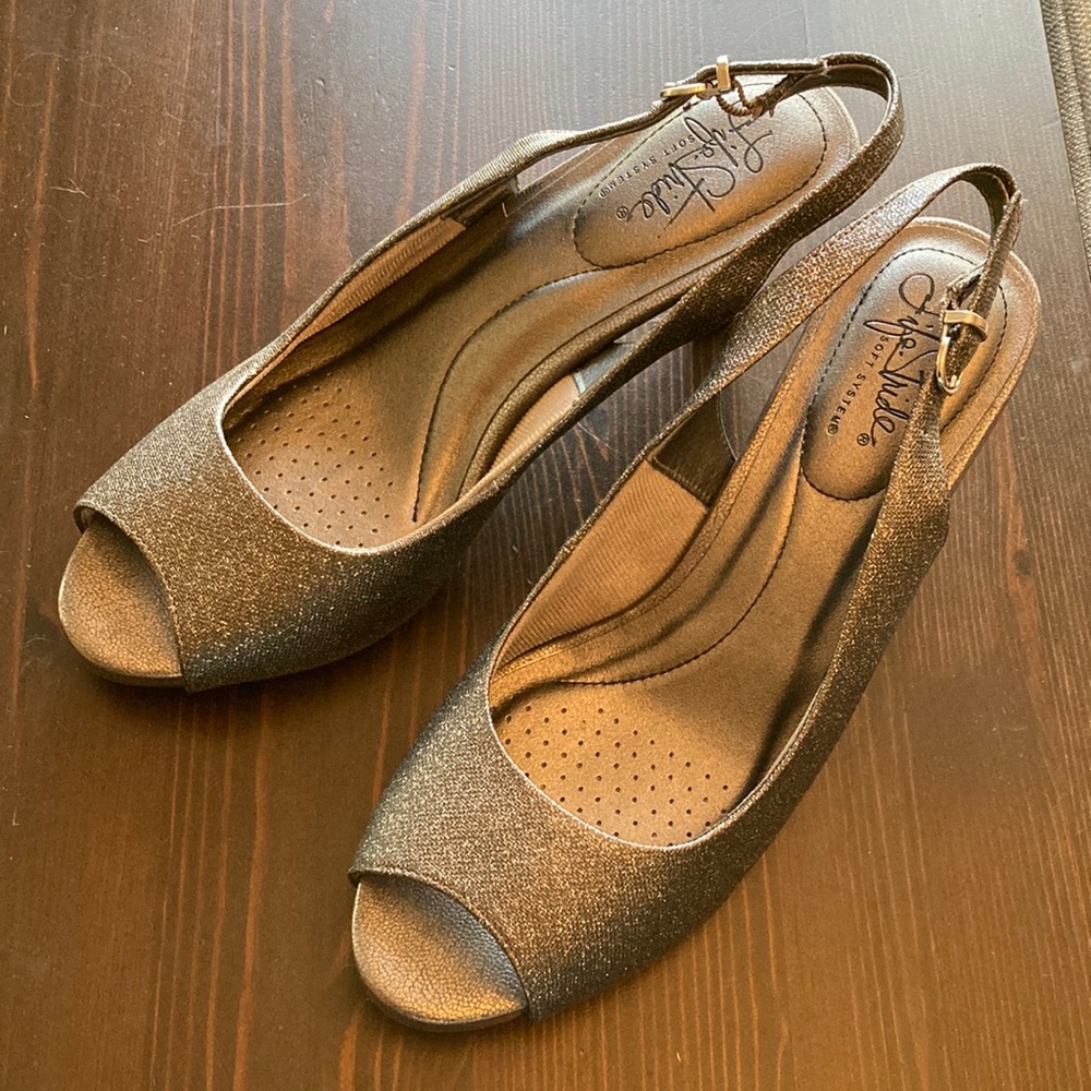 Life Stride Soft System Teller Pewter Twinkster Size 8 Women’s